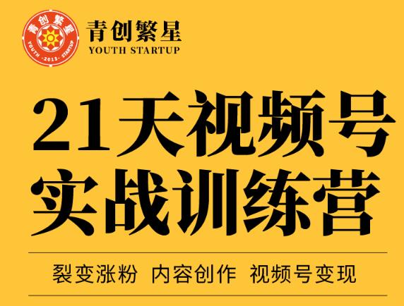 张萌21天视频号实战训练营，裂变涨粉、内容创作、视频号变现 价值298元-58轻创项目库