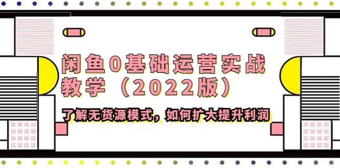 闲鱼0基础运营实战教学（2022版）了解无货源模式，如何扩大提升利润-58轻创项目库