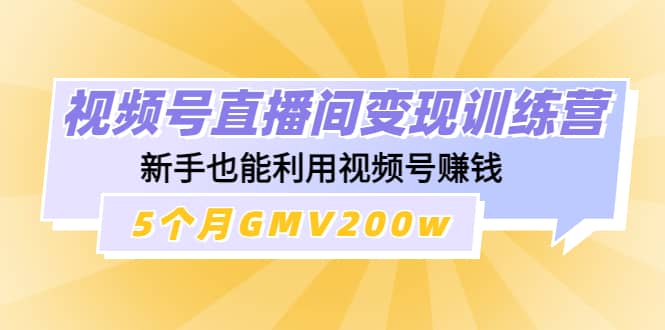 视频号直播间变现训练营-58轻创项目库