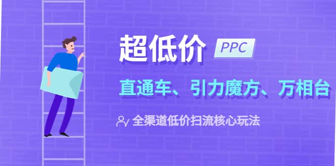 2023超低价·ppc—“直通车、引力魔方、万相台”全渠道·低价扫流核心玩法-58轻创项目库