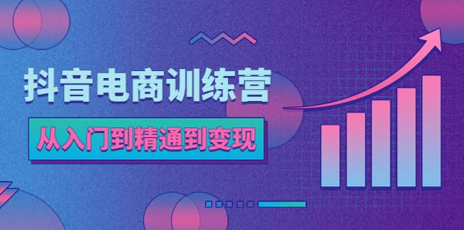 抖音电商训练营：从入门到精通，从账号定位到流量变现，抖店运营实操-58轻创项目库