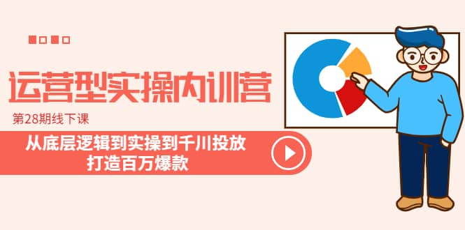 运营型实操内训营-第28期线下课 从底层逻辑到实操到千川投放 打造百万爆款-58轻创项目库