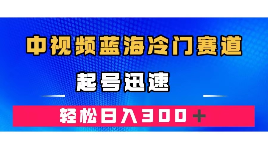 中视频蓝海冷门赛道，韩国视频奇闻解说，起号迅速，日入300＋-58轻创项目库