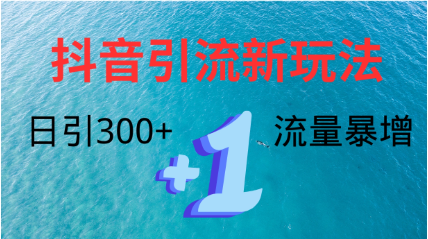 创业粉高效引流，抖音工具号玩法4.0，日引300+-58轻创项目库