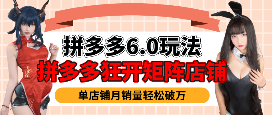 拼多多虚拟商品暴利6.0玩法，轻松实现月入过万-58轻创项目库